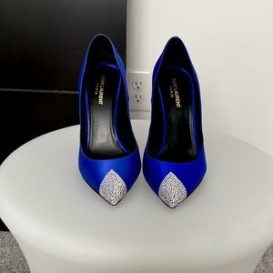 Saint Laurent Tower Embellished Pumps